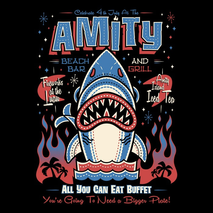 Men's Fashionable Shark Tiki Apparel
