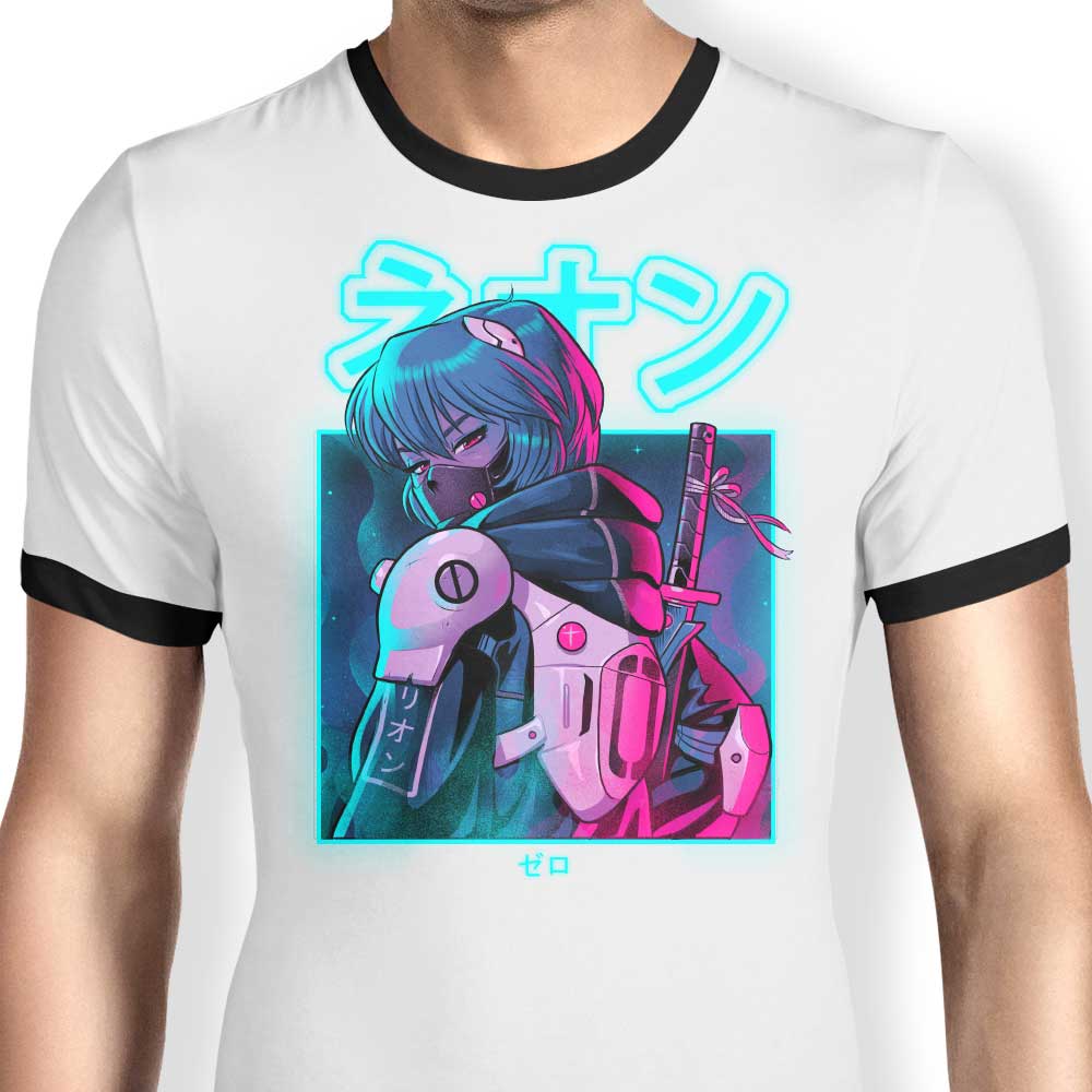 Bruno Mota Neon Zero Men's Ringer Style T-Shirt