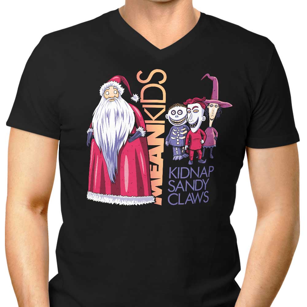 Prime Premne Design Men's Stylish V-Neck T-Shirt - Mean Kids Collection
