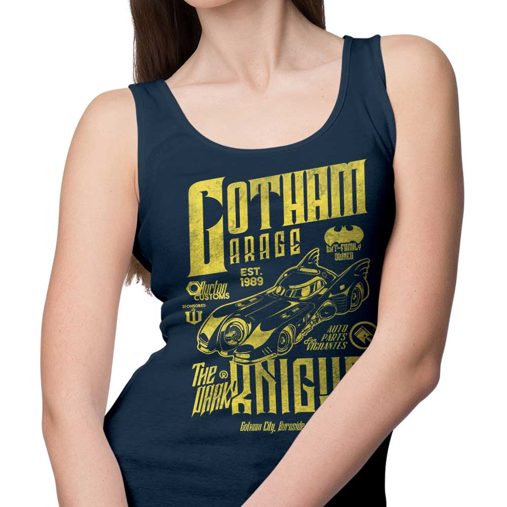 Stylish Gotham Garage Tank Top by Arinesart