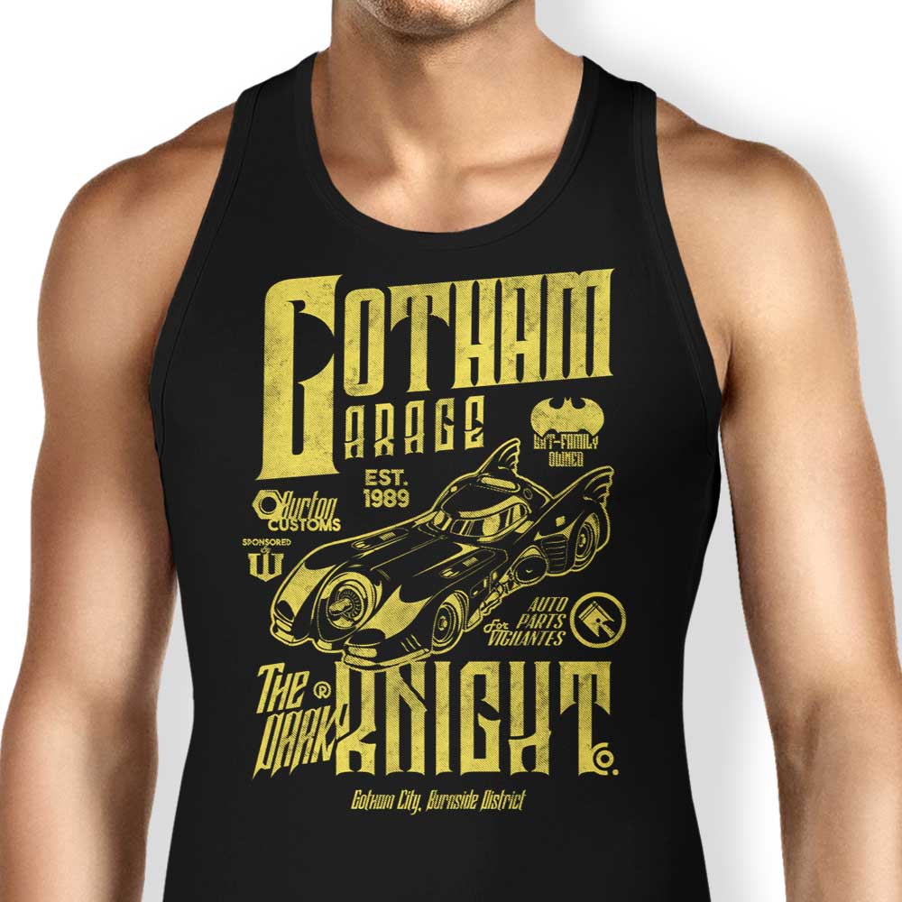 Stylish Gotham Garage Tank Top by Arinesart