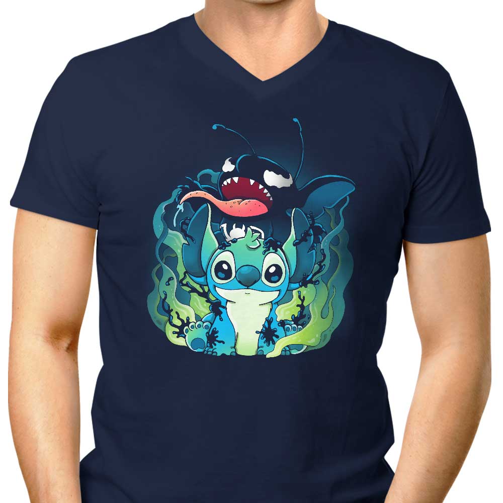 Men's Experimental Symbiote V-Neck T-Shirt