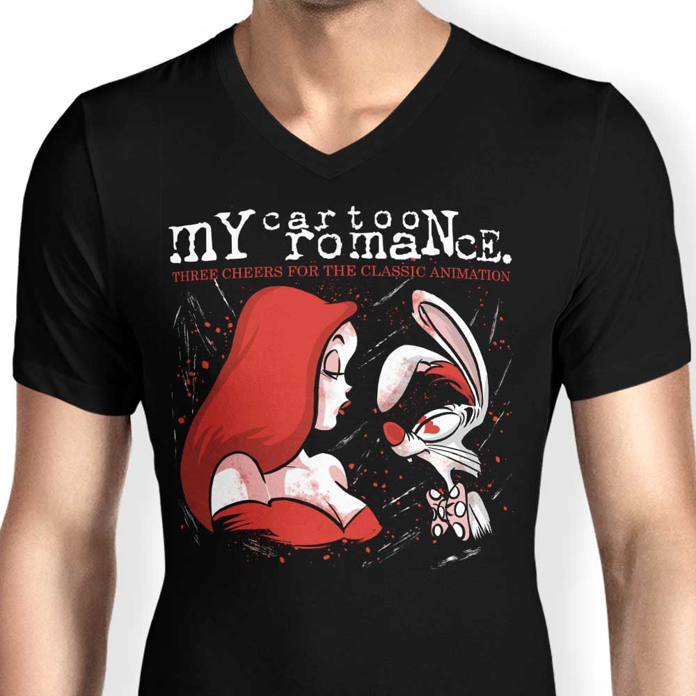 Men's Stylish V-Neck - My Cartoon Romance