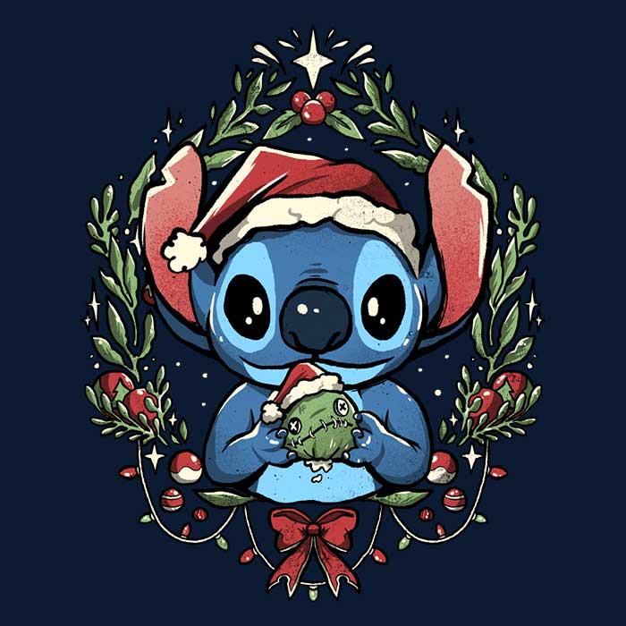 Edu.ely's Experimental Christmas-themed Men's Ringer T-Shirt for a Festive Look