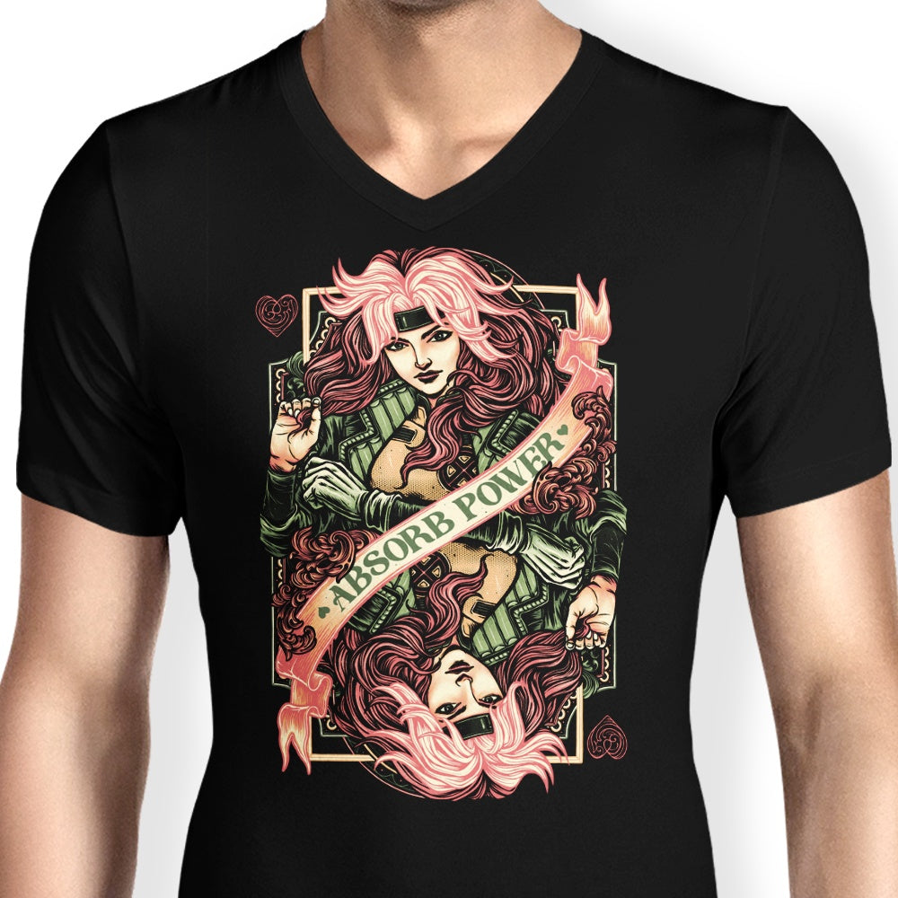 Power - Absorbing Men's V - Neck T - Shirt