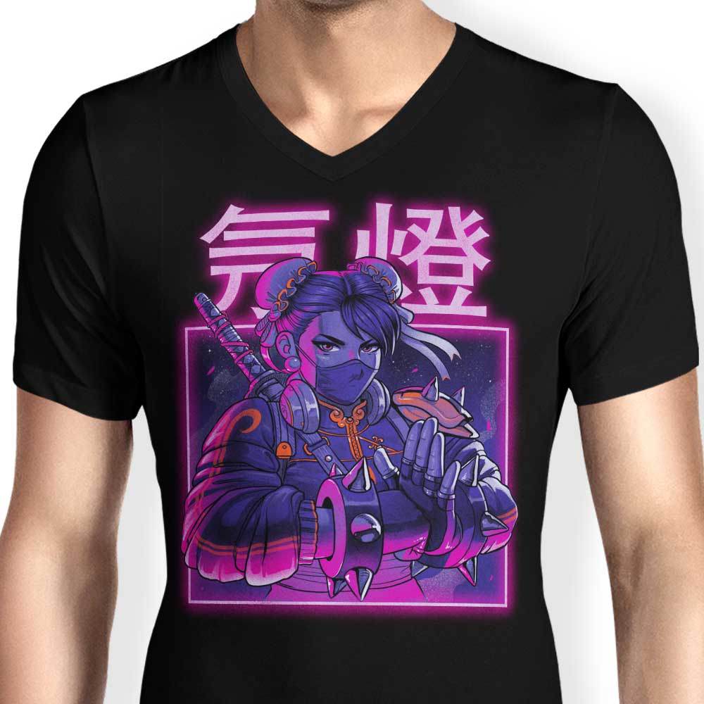 Bruno Mota's Men's V-Neck T-Shirt - Neon Spring Collection