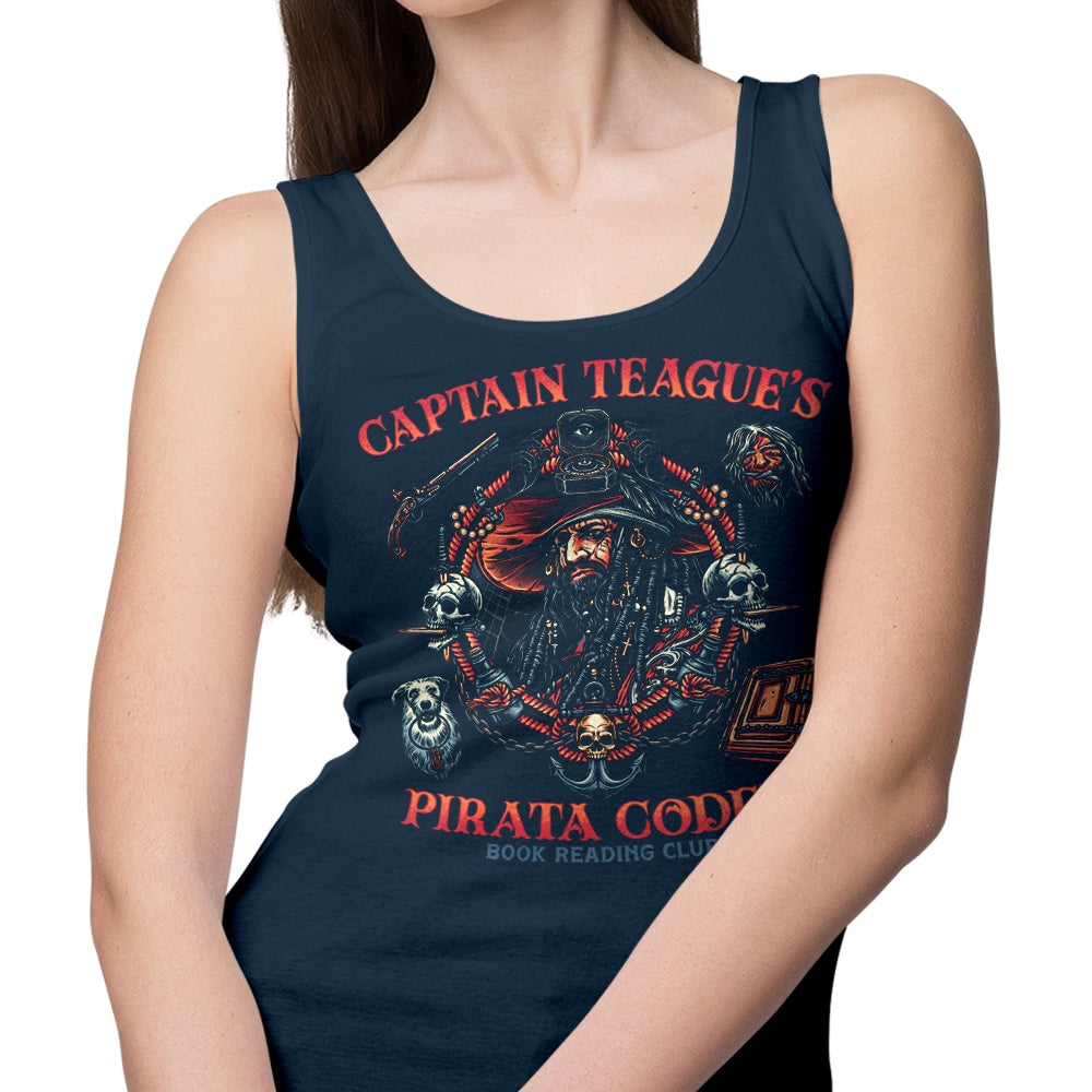 Glitchygorilla's Stylish Pirata Codex Tank Top
