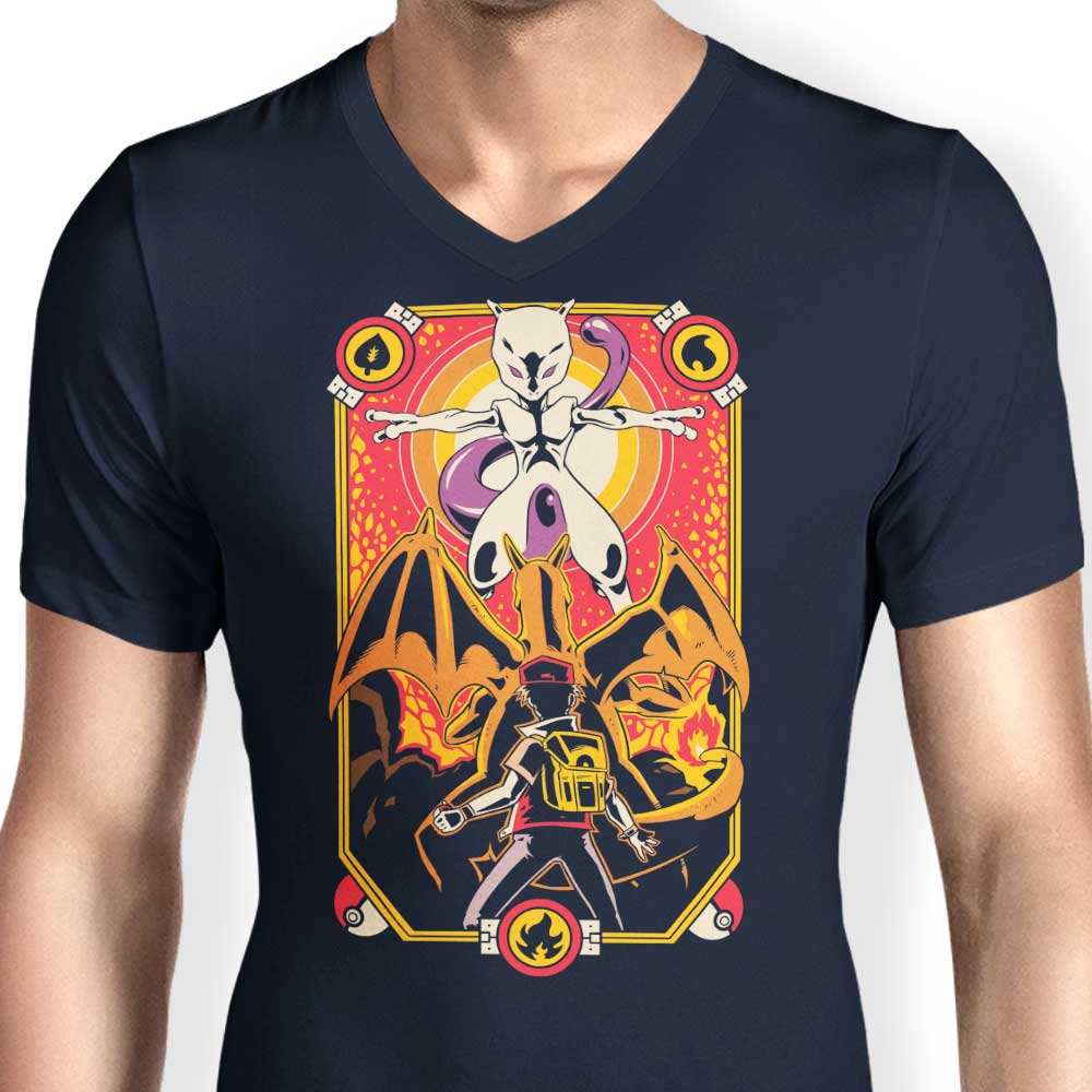 Men's V-Neck T-Shirt - The Legend of the Trainer