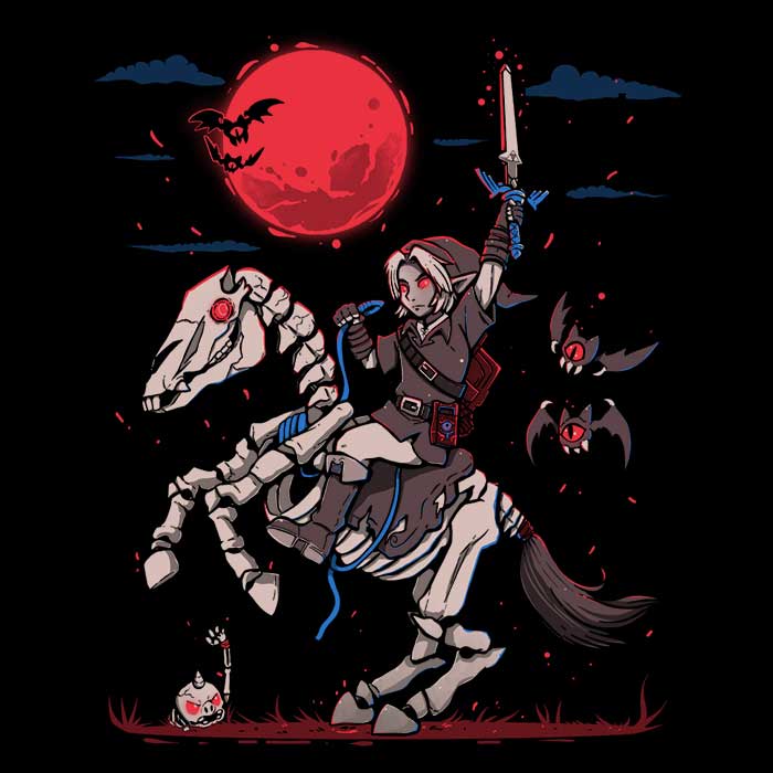 The Rising Blood Moon - Stylish Men's V-Neck T-Shirt