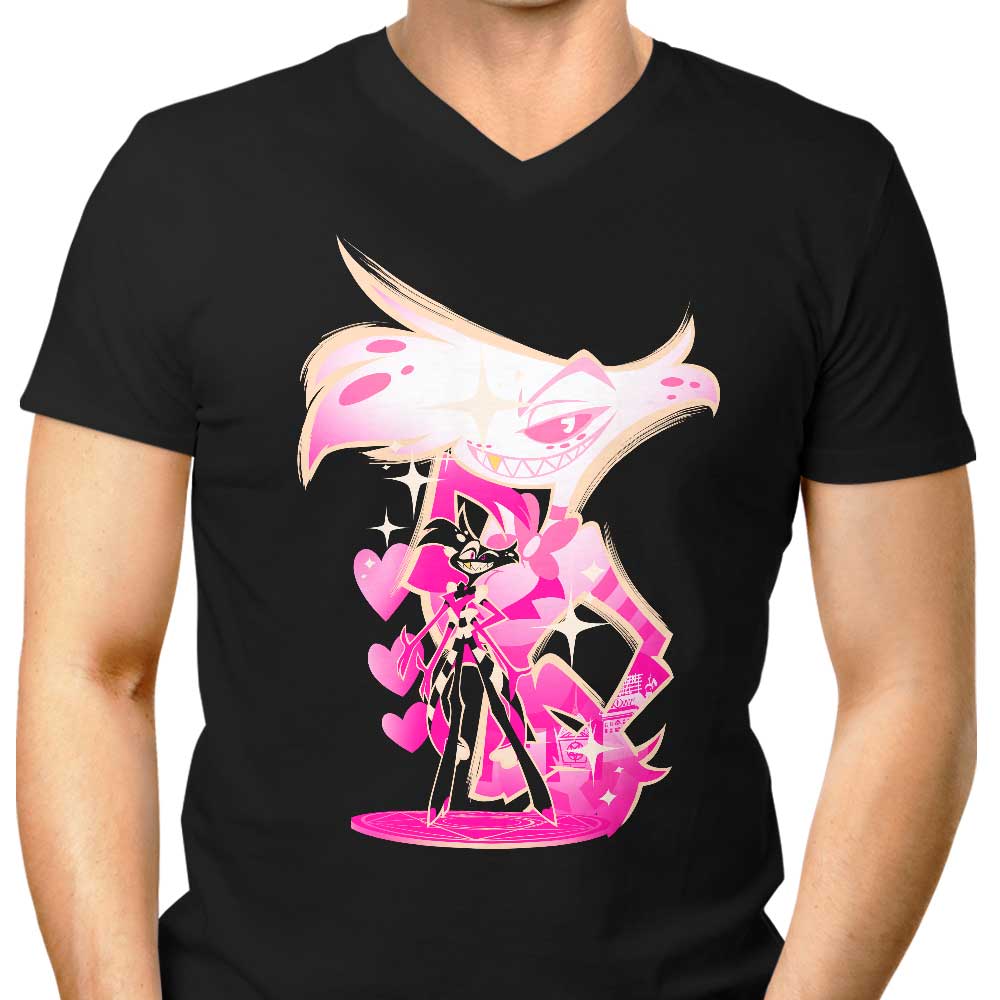 Hypertwenty Men's Stylish V-Neck Serial Prankster T-Shirt