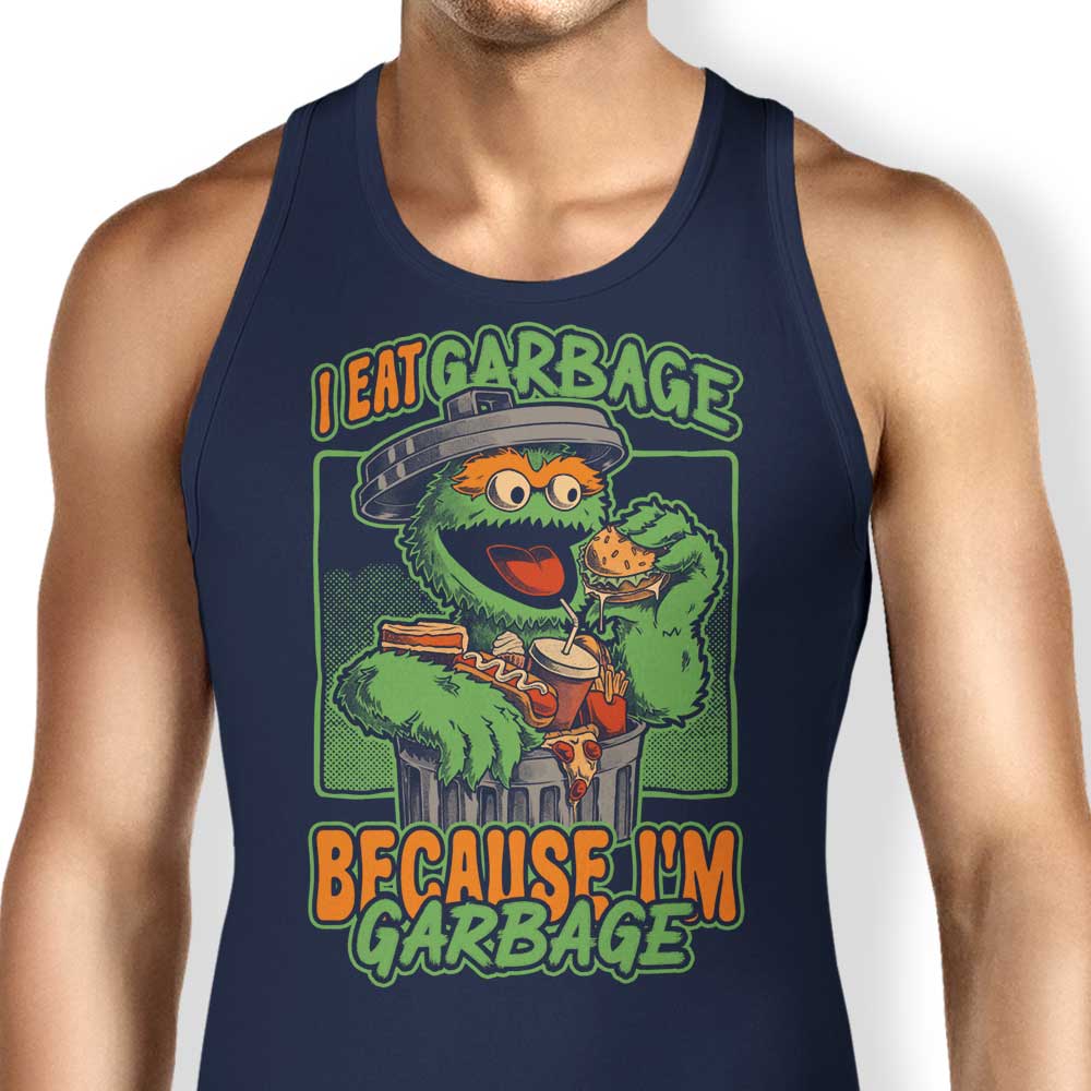 Studio Mootant's Comfortable 'I Eat Garbage' Unisex and Women's Tank Tops