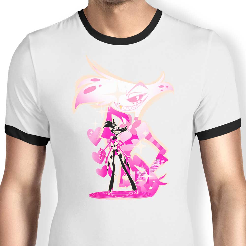 Serial Prankster Ringer Style Men's T-Shirt