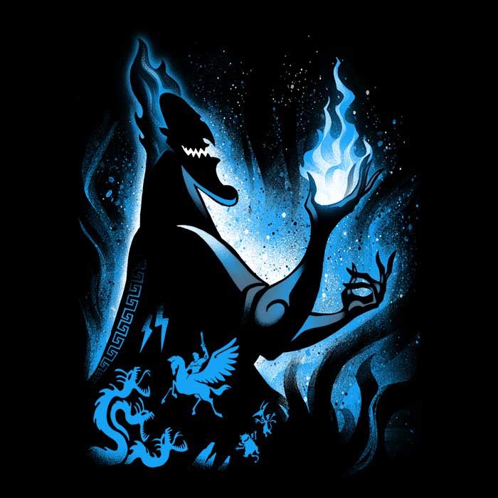 Alemaglia Men's V-Neck - The Ruler of the Underworld