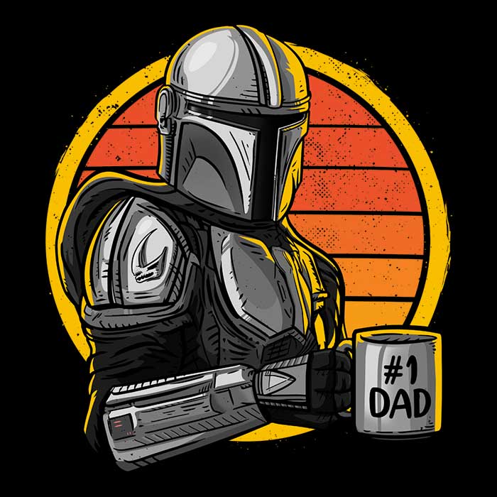 The Galaxy's Finest Dad Ringer Style T-Shirt for Casual Wear