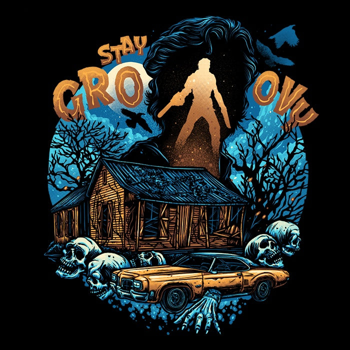 Stylish Groovy Cabin Ringer T - Shirt for Trendy Wear