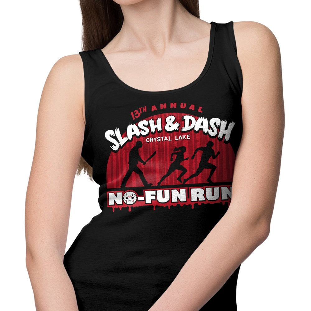 No Fun Run Unisex Athletic Tank Top