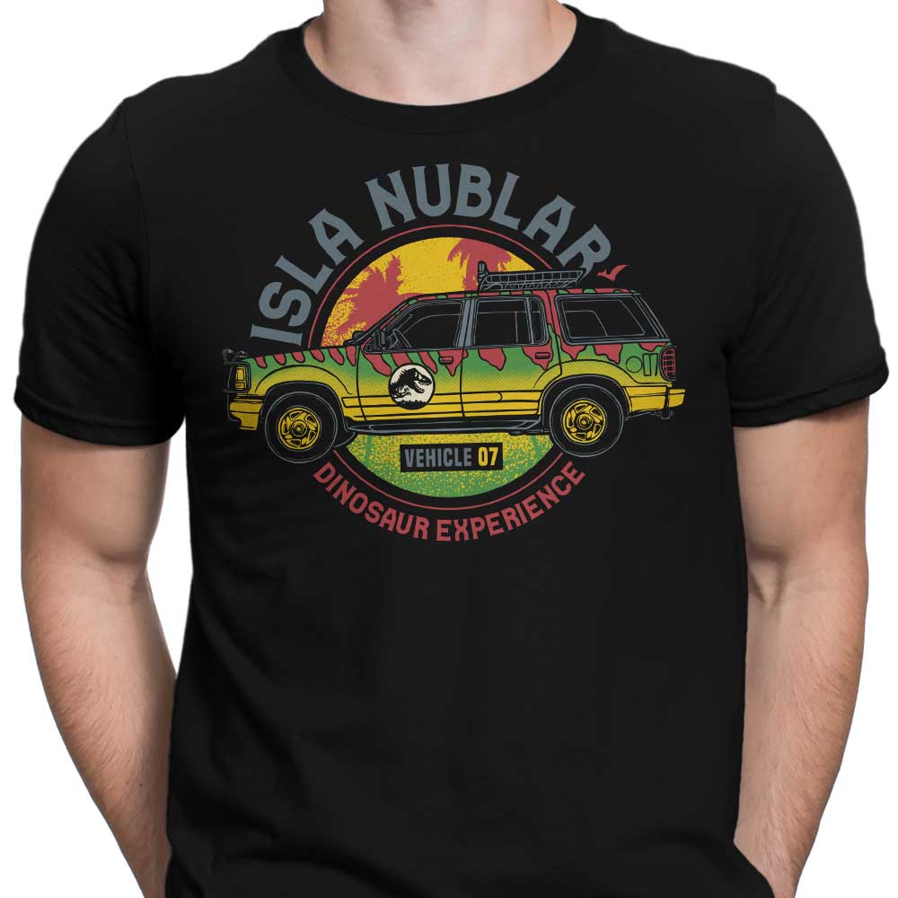 Men's Dinosaur-themed Fashion Experience Apparel