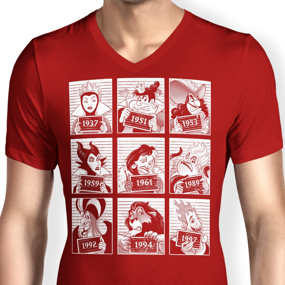 Magical Prison Men's Stylish V-Neck T-Shirt