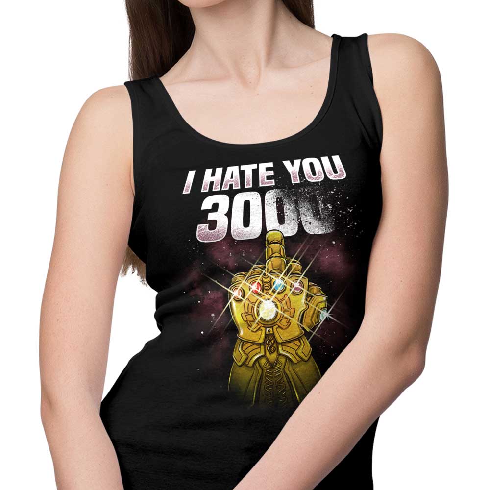 Alemaglia's Soft and Comfortable 'I Hate You 3000' Unisex & Women's Tank Tops