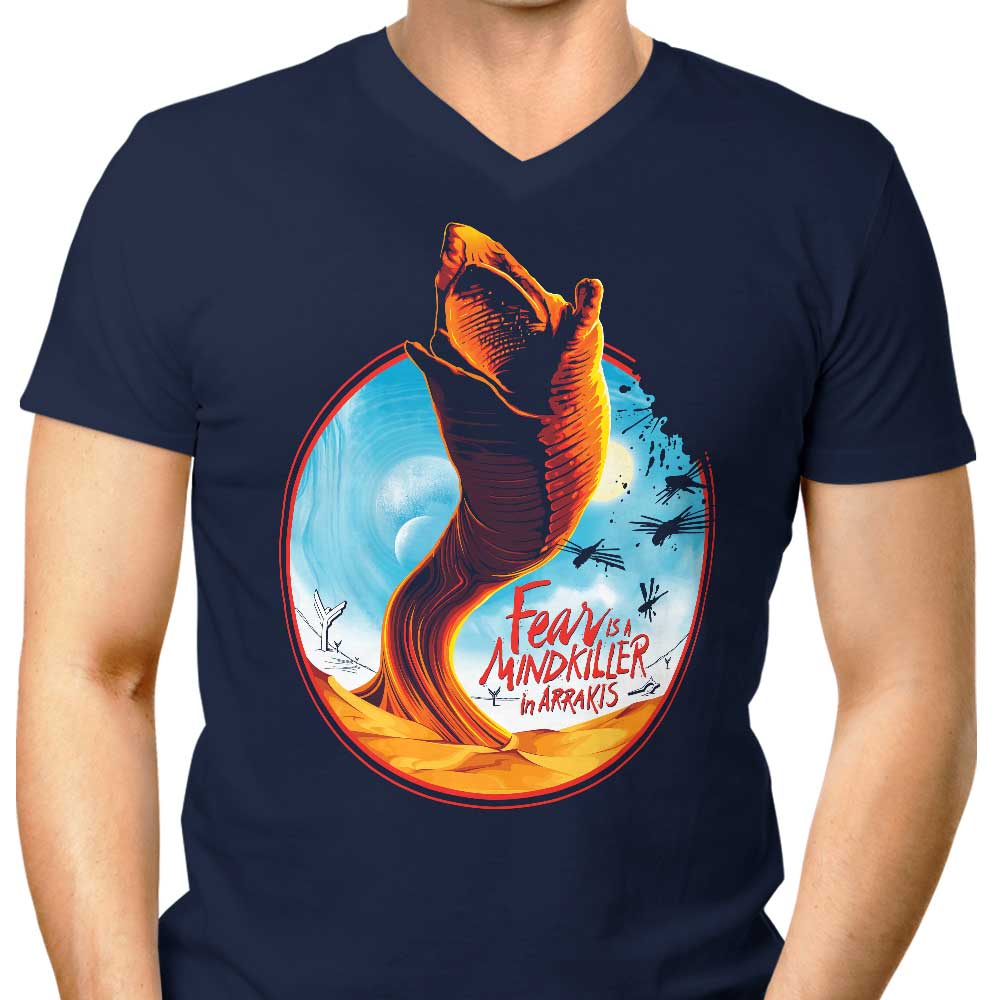 CappO Men's Stylish V-Neck Mindkiller T-Shirt