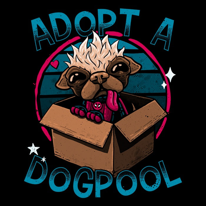 Men's V-Neck 'Adopt a Dogpool' T-Shirt