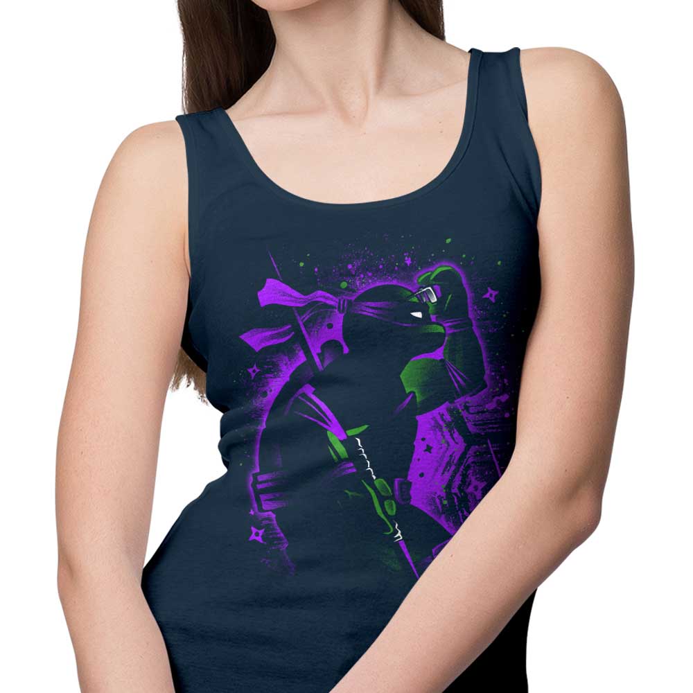 Alemaglia's Purple Ninja-inspired Intellectual Tank Top