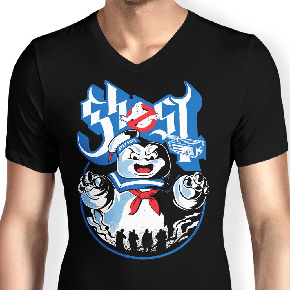 Stay Puft Brand Men's Classic V-Neck T-Shirt