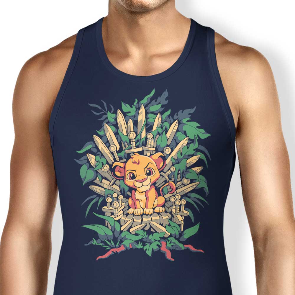 Geekydog True King Comfortable Cotton Tank Tops for Men and Women