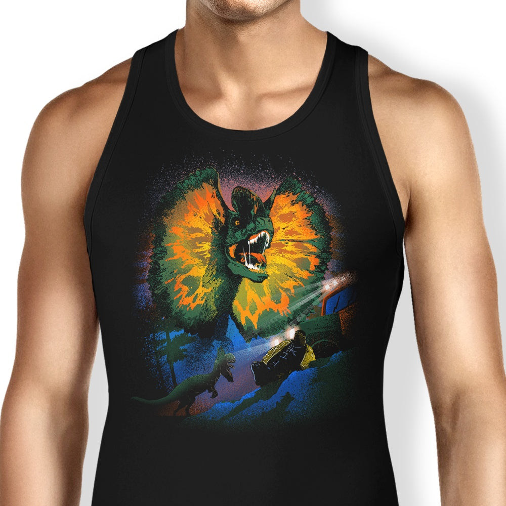 Dilophosaurus Design Tank Top for Fashionable Wear