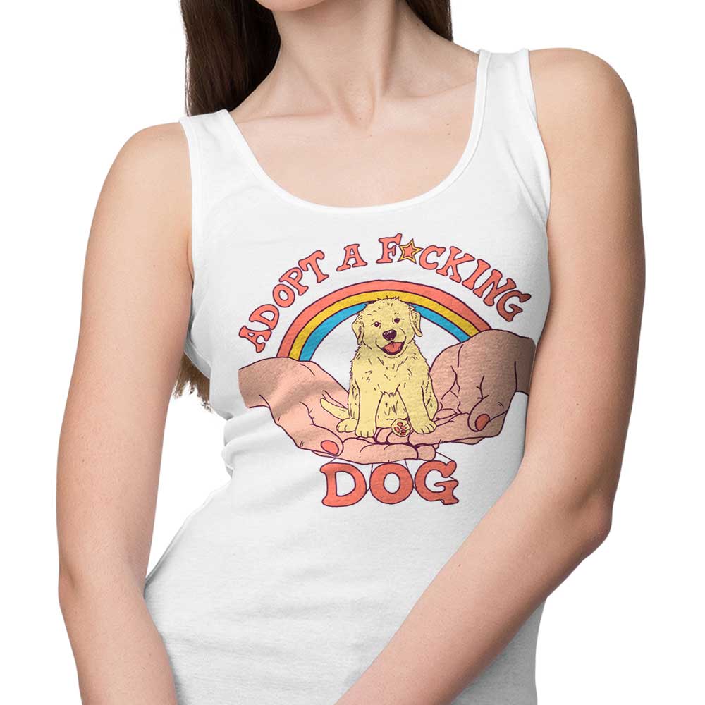 Hillary White's Adopt a Dog Comfortable Unisex and Women's Tank Tops