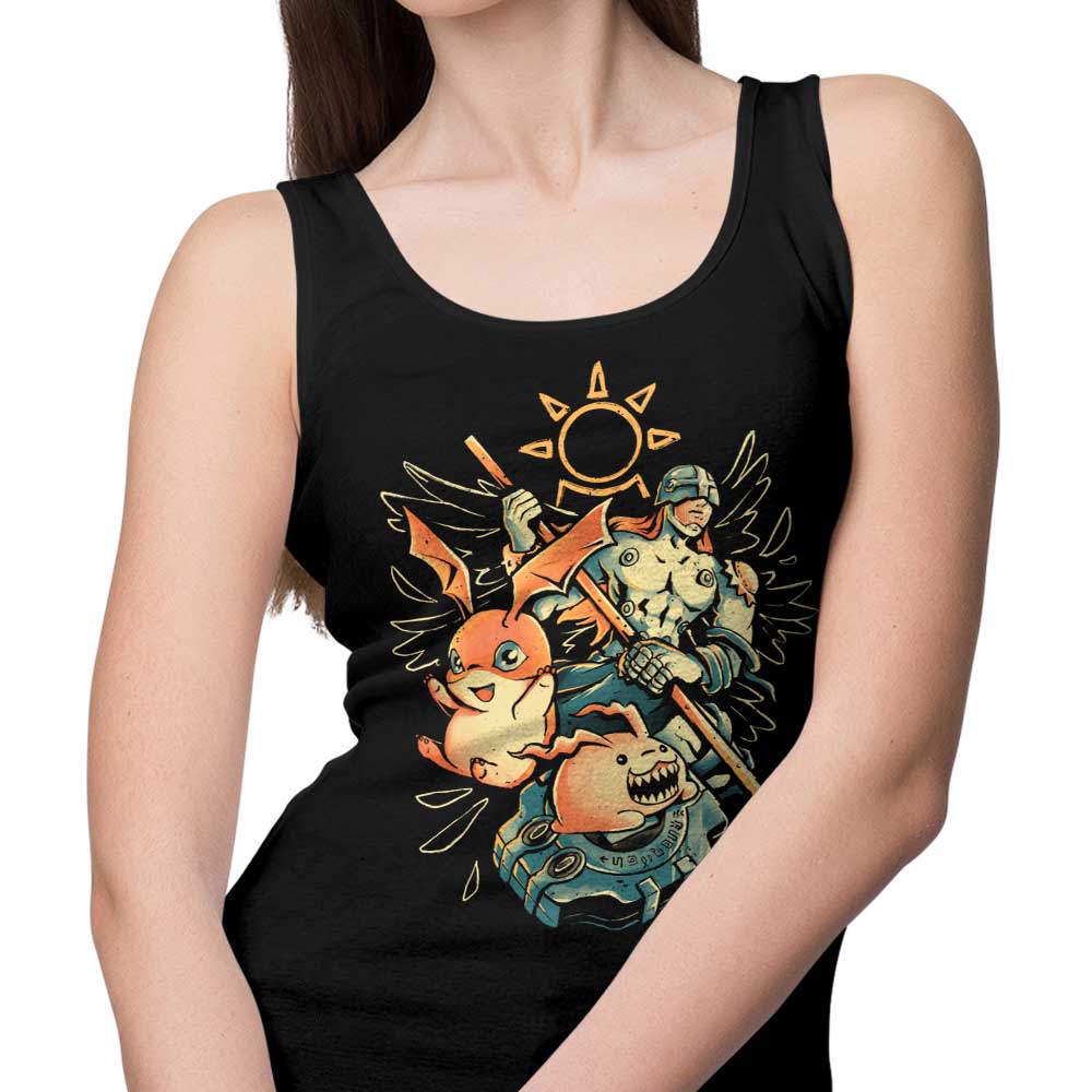 Edu.ely's Digital Hamster Evolution-themed Tank Top for Fashionable Wear