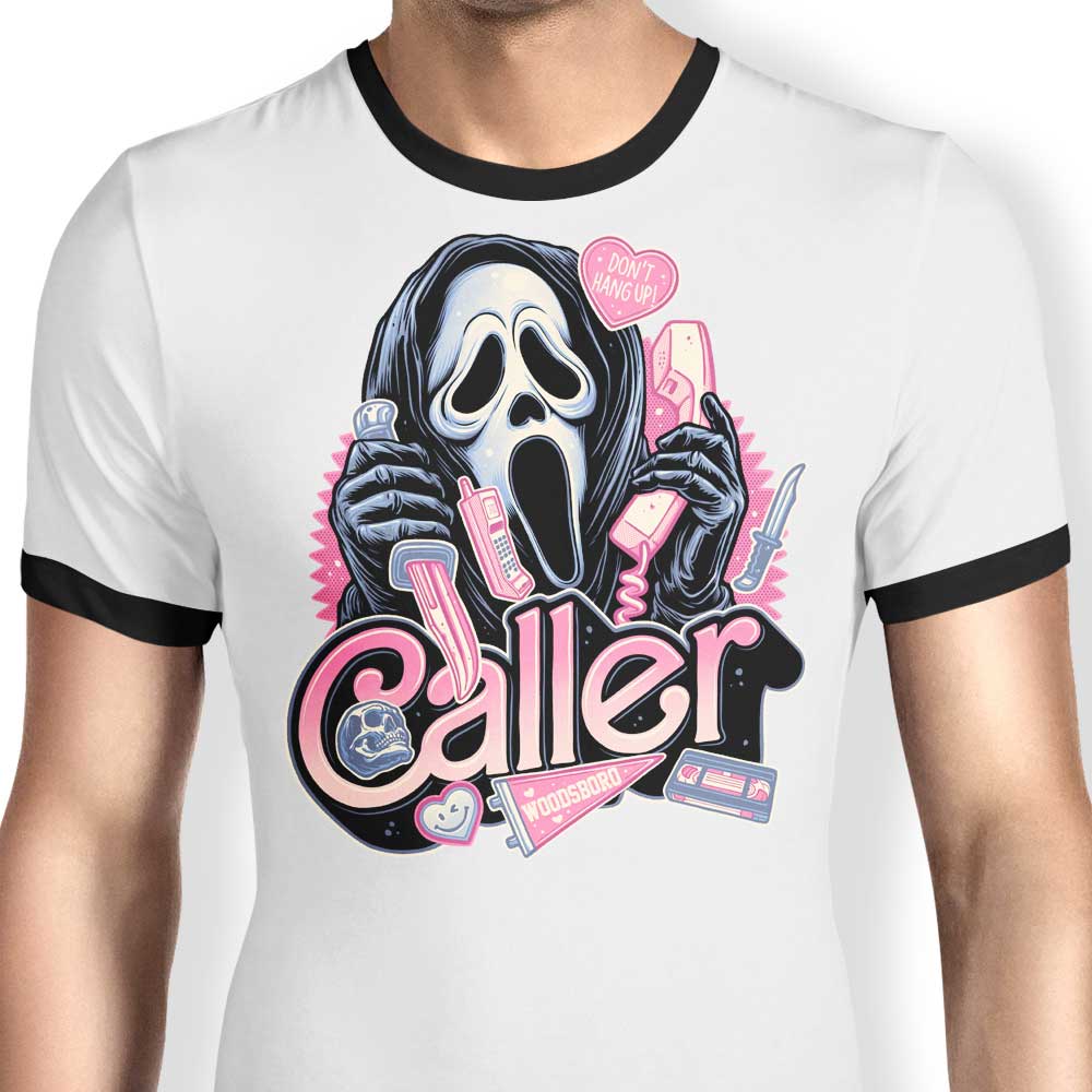 Caller Love Stylish Ringer T-Shirt from Momma Gorilla