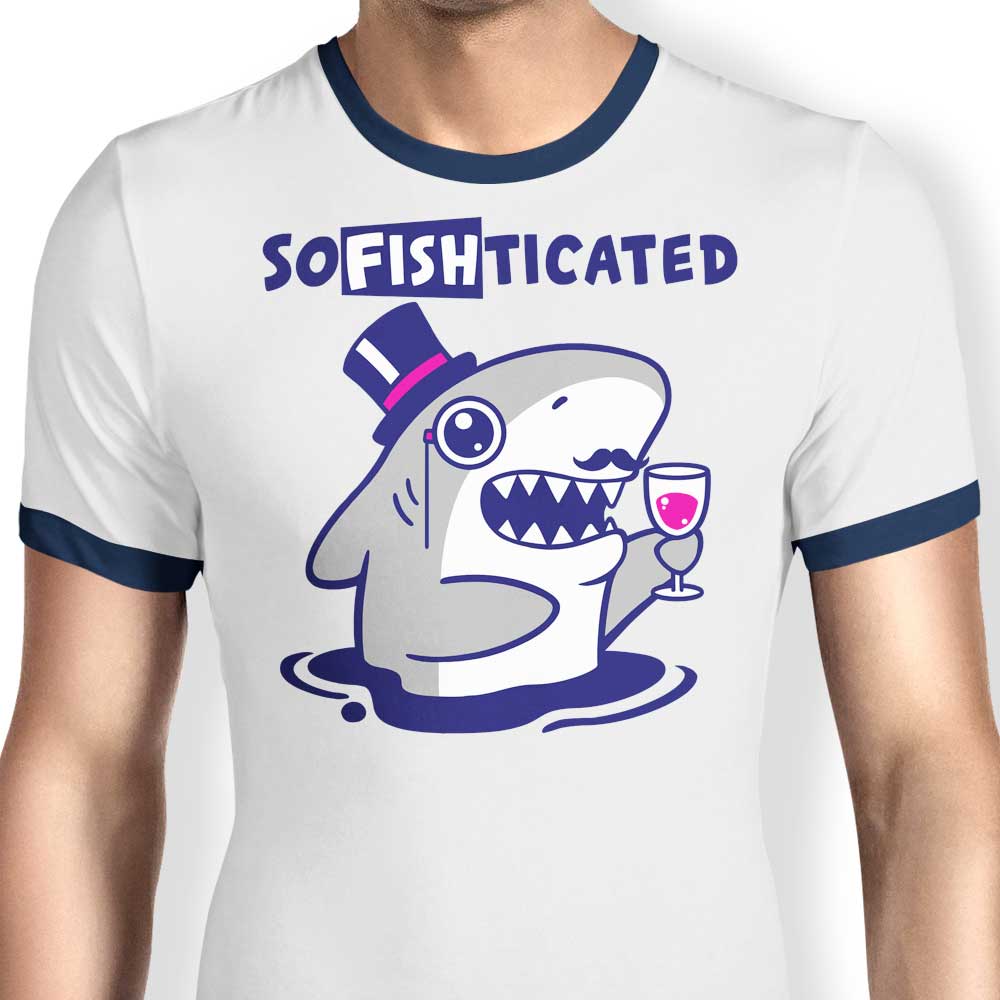 Sophisticated Men's Ringer Style Cotton T-Shirt