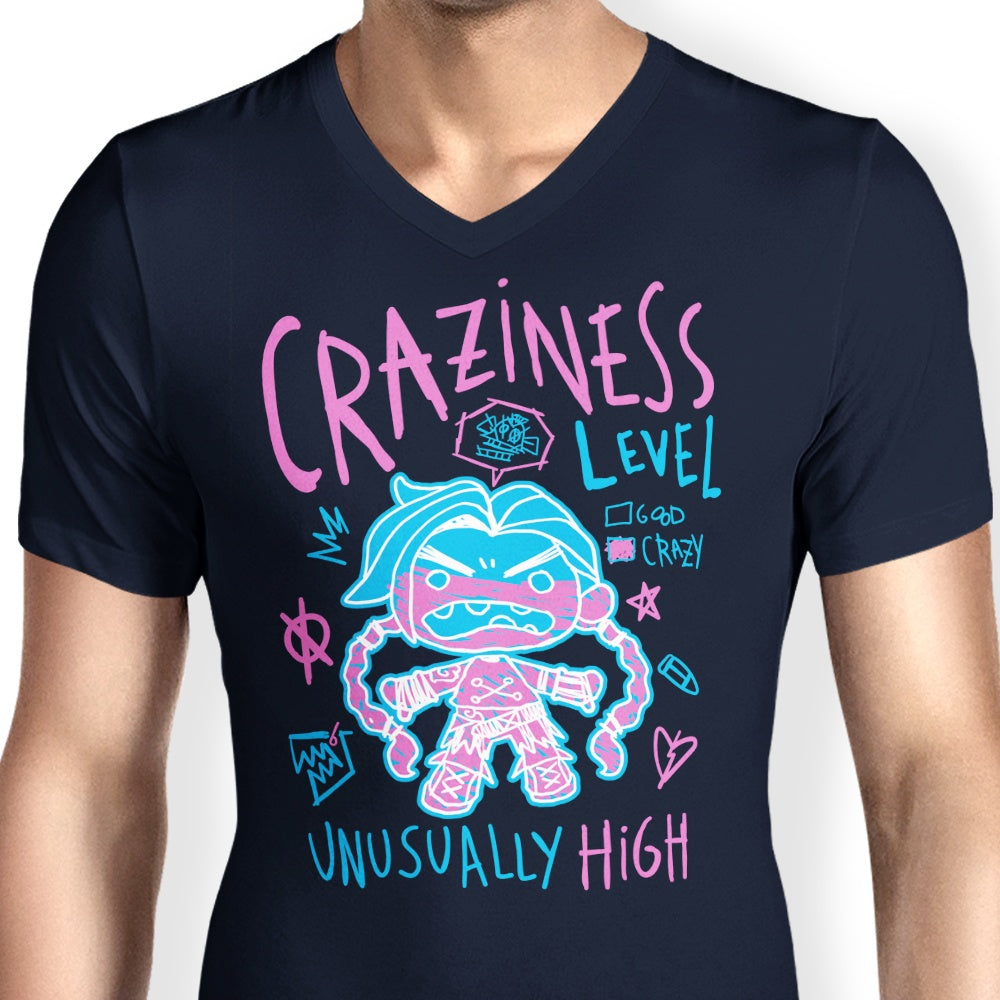 High - Octane Craziness Men's V - Neck T - Shirt