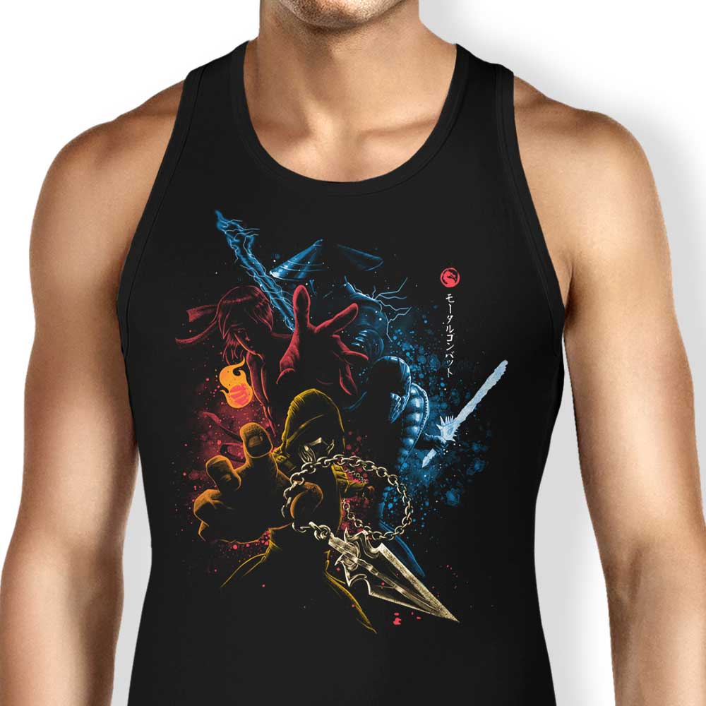 Epic Mortal Fighters Men's Tank Top
