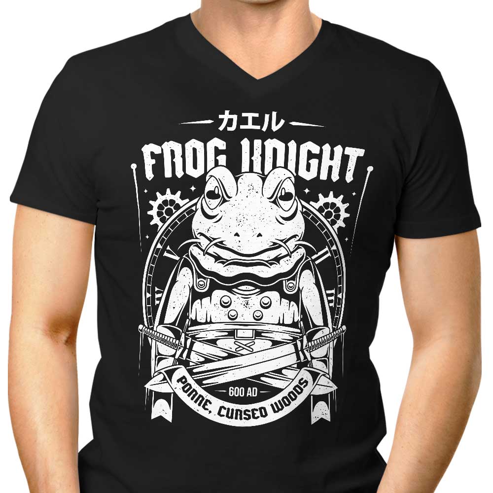 Men's Alternative Frog Knight V-Neck T-Shirt