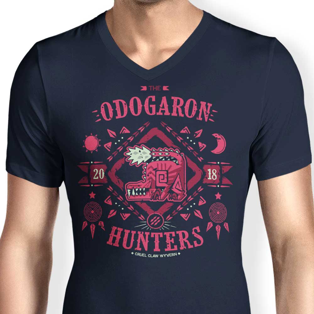 The Hunters of Odogaron - Men's V-Neck T-Shirt
