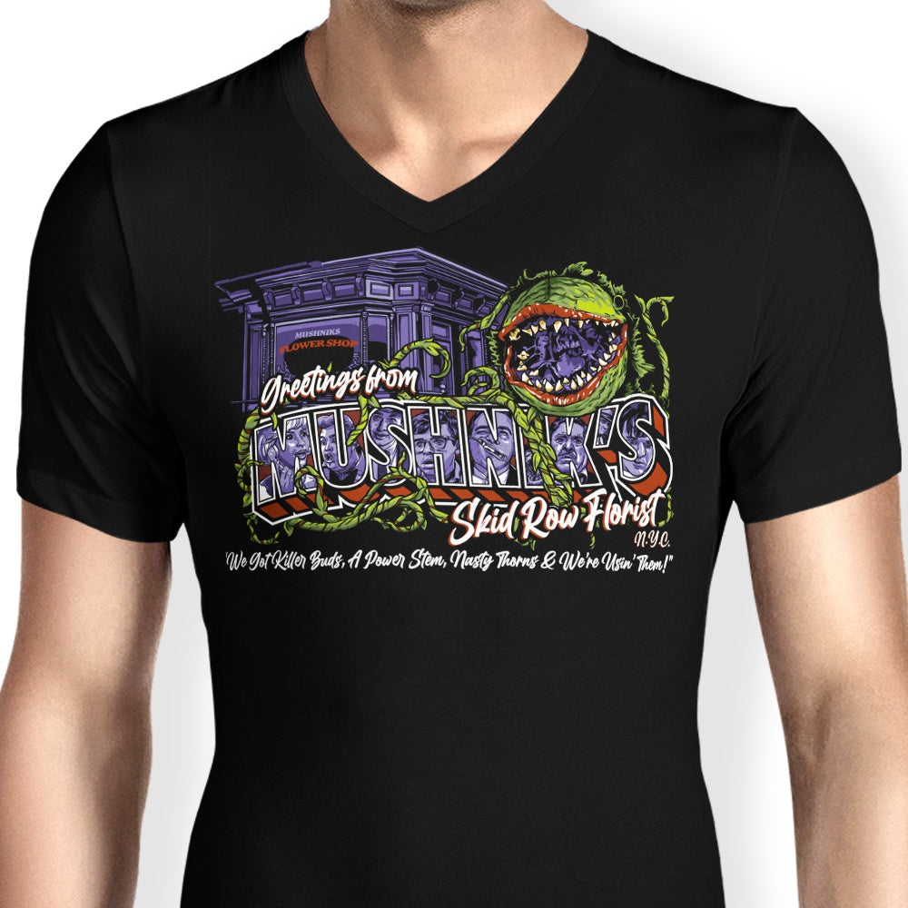 Killer Buds Men's Stylish V-Neck T-Shirt