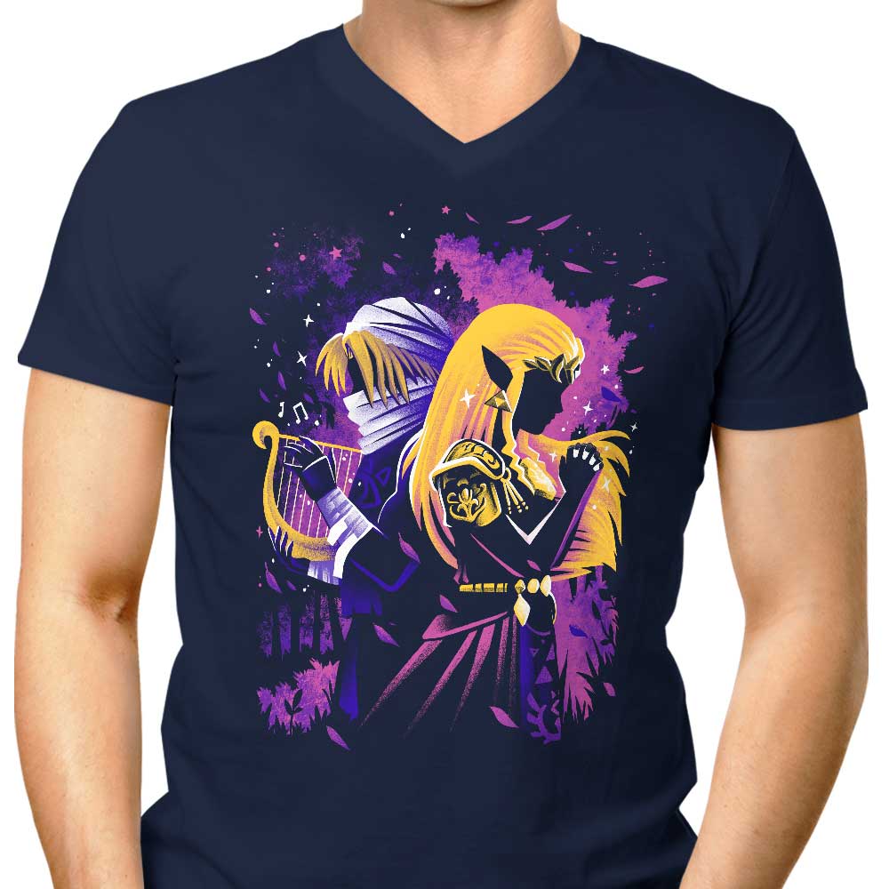 Men's V-Neck T-Shirt - The Hope for Her People