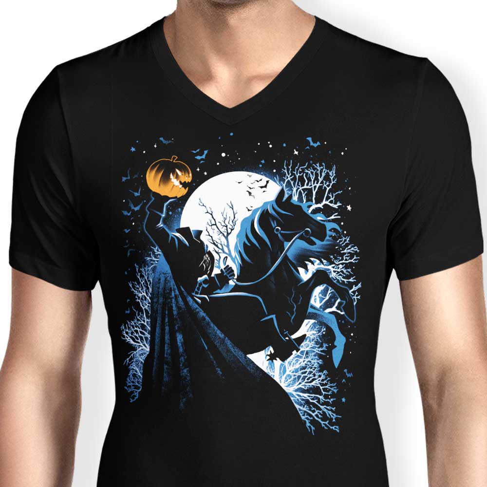 The Mysterious Dark Avenger - Men's Stylish V-Neck Top