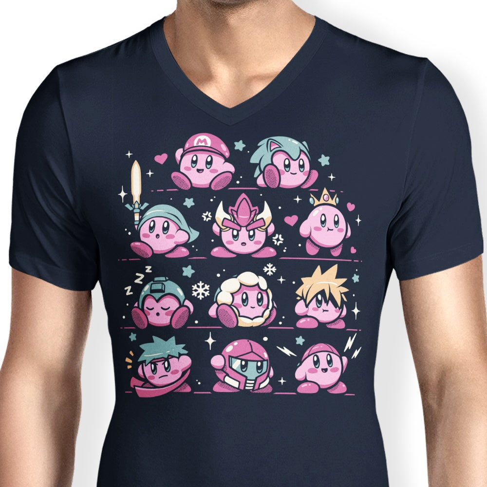 Stylish Men's Pink V-Neck - The Pink Warriors Collection