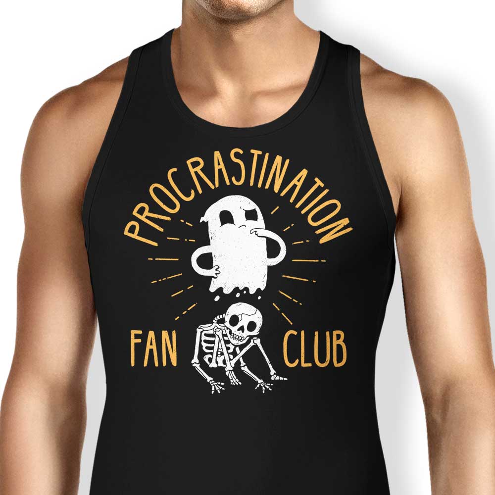 DinoMike's Comfortable Procrastination Fan Club Tank Tops for Men and Women