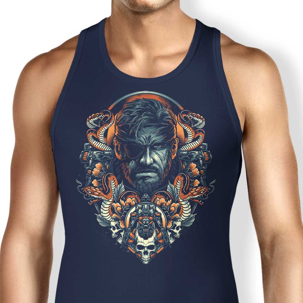 Snake Emblem Stylish Tank Top by Glitchygorilla
