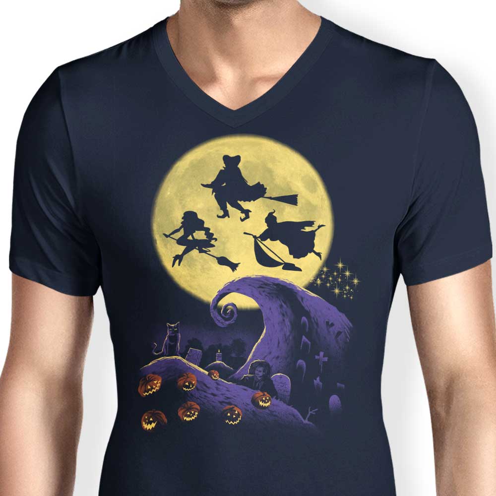 XENOS Men's V-Neck - The Nightmare Before Salem Style