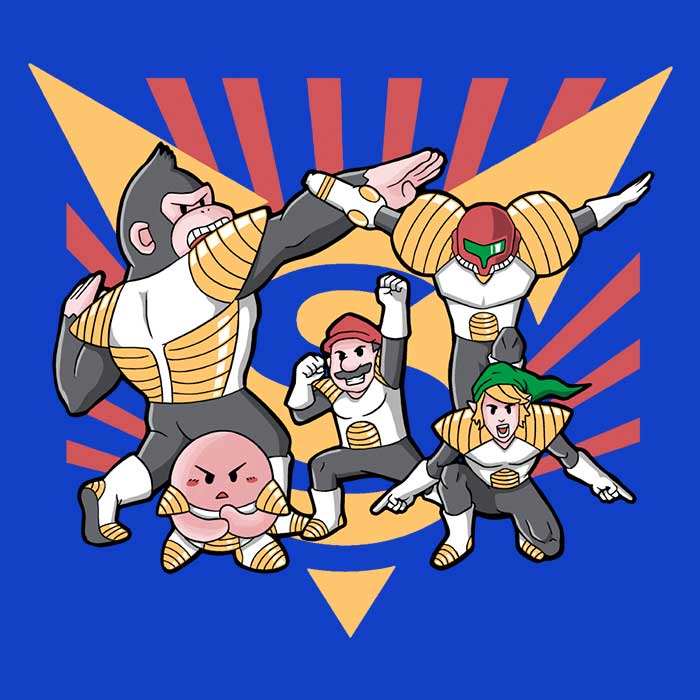 High - Quality Smash Force Men's Ringer Cotton T - Shirt