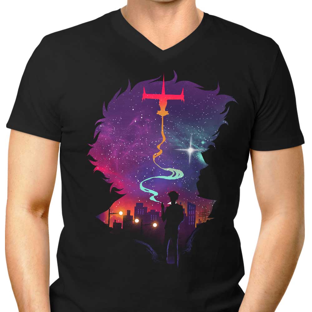 Men's V-Neck T-Shirt - See You Among the Stars
