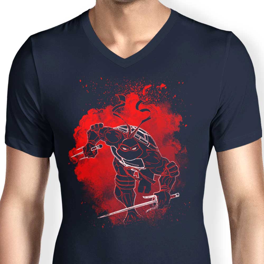 Men's Alternative V-Neck with 'Soul of the Sais' Design