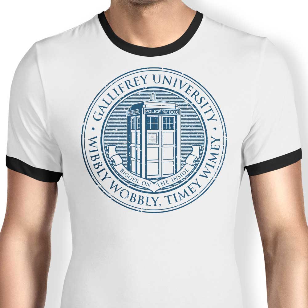 Timeless University Retro-style Ringer T-Shirt for Casual Wear