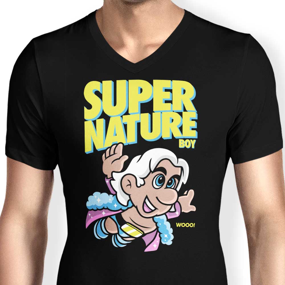 Men's Stylish V-Neck - The Super Natural Look