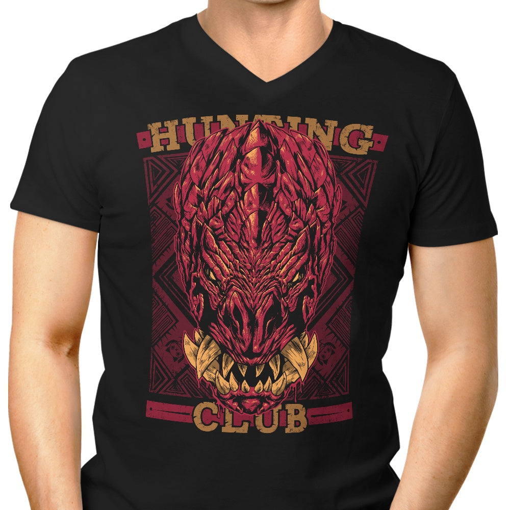 Adam Works' Men's Stylish V-Neck Hunting Club Odogaron Shirt